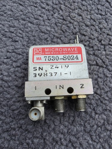 Microwave associates - microwave, ma